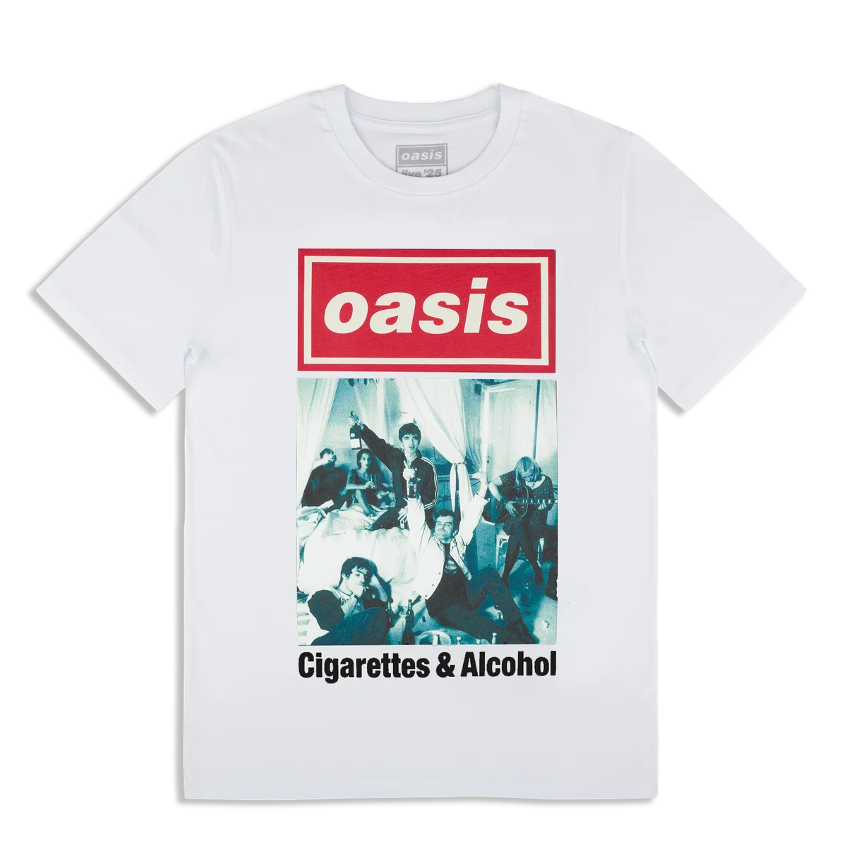 Cigarettes & Alcohol Cover T-Shirt White
