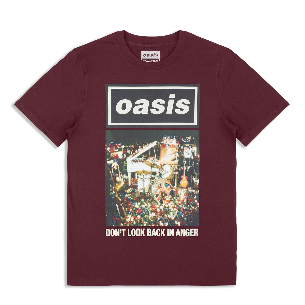 Don't Look Back In Anger Cover T-Shirt Purple