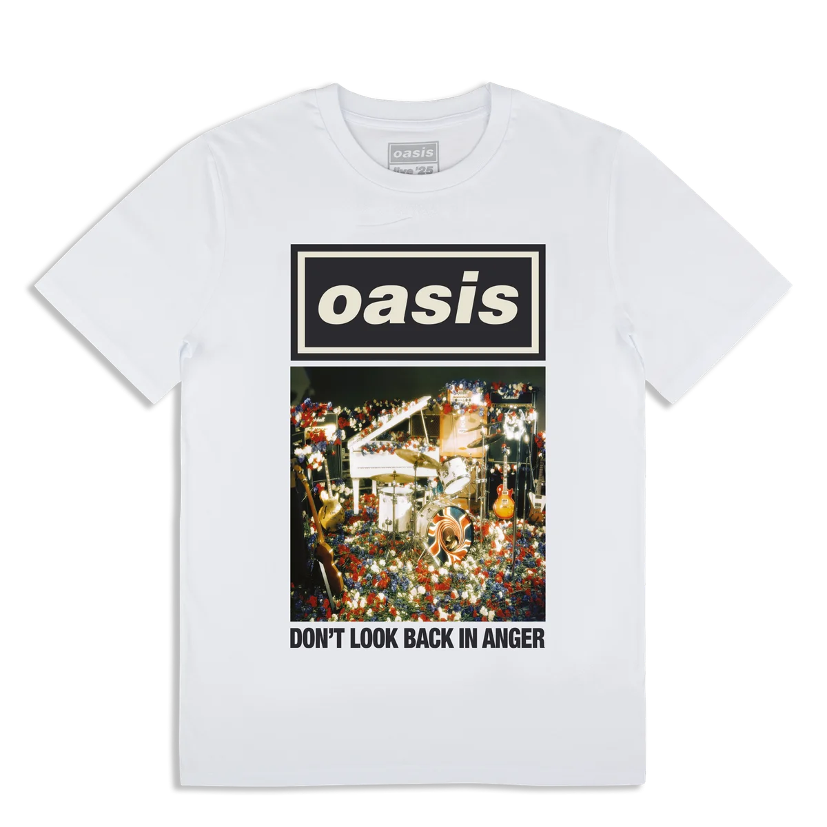 Don't Look Back In Anger Cover T-Shirt White