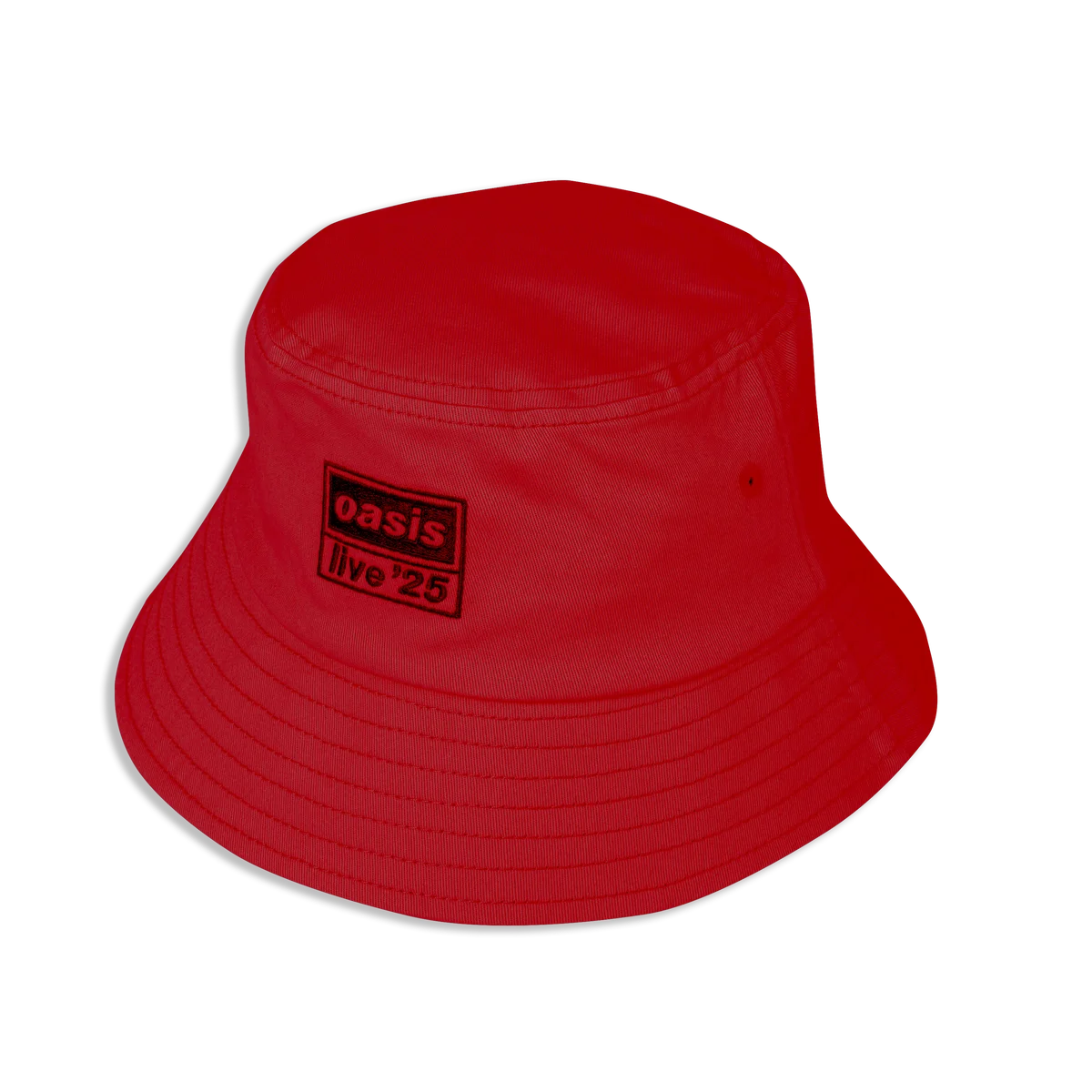 Live '25 Embroidered Logo Bucket Hat Red