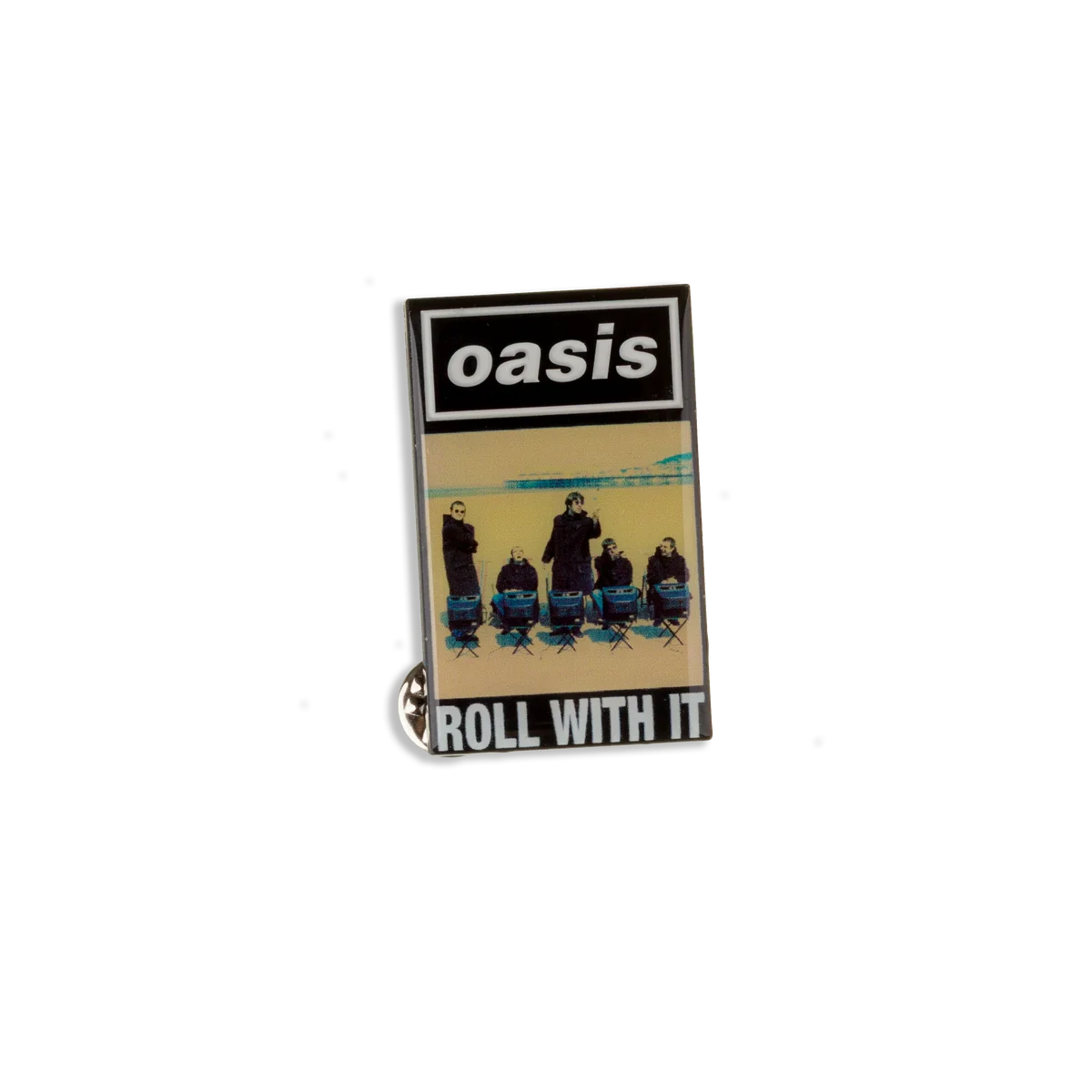 Roll With It Cover Pin Badge