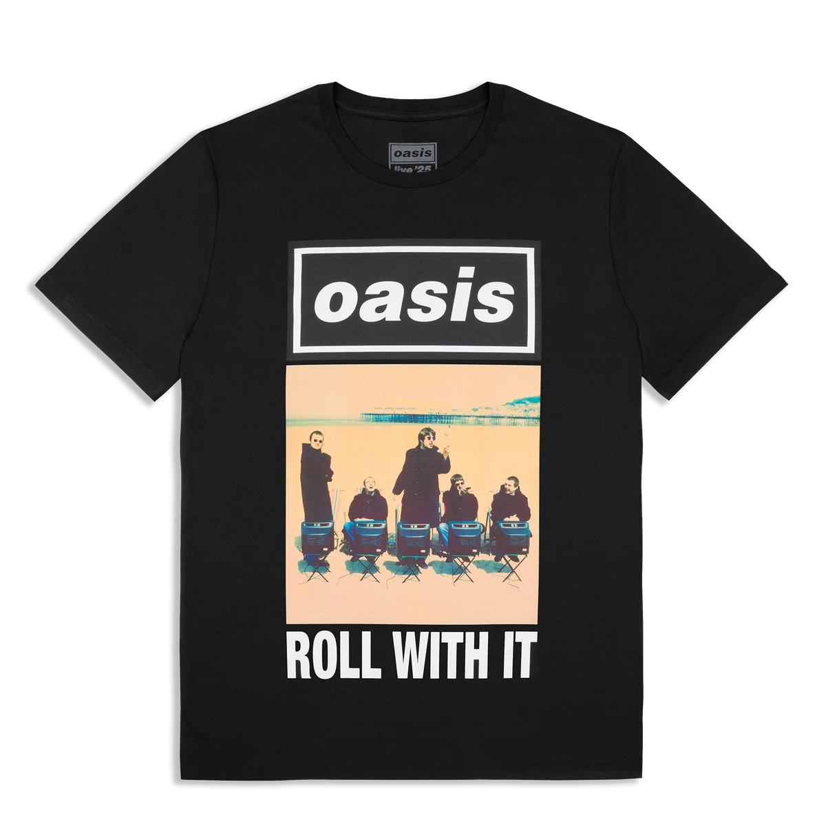 Roll With It Cover T-Shirt Black