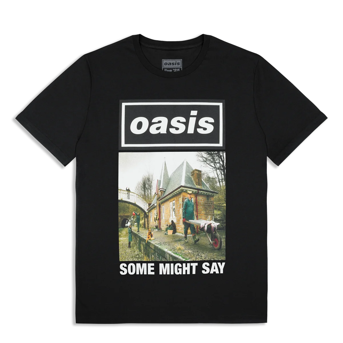 Some Might Say Cover T-Shirt Black