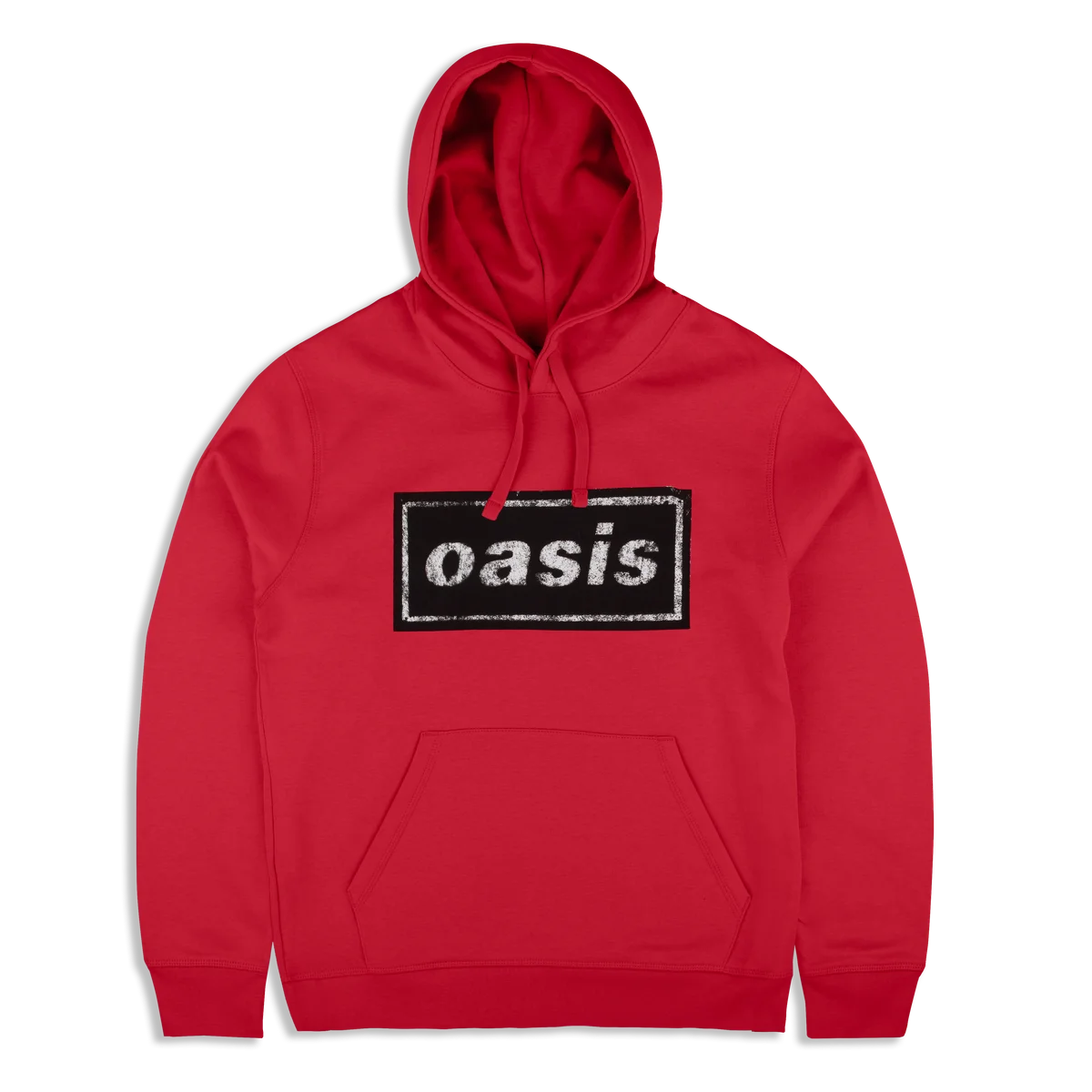 Stencil Logo Hoodie Red