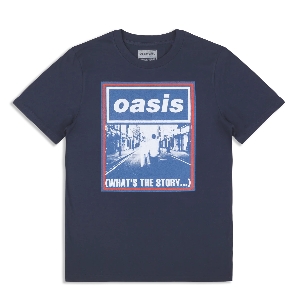What's The Story Heavyweight T-Shirt Blue