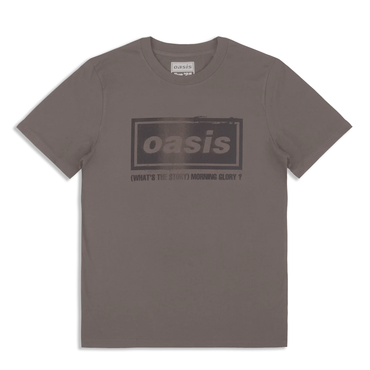 What's The Story Tracklist Heavyweight T-Shirt Faded Brown