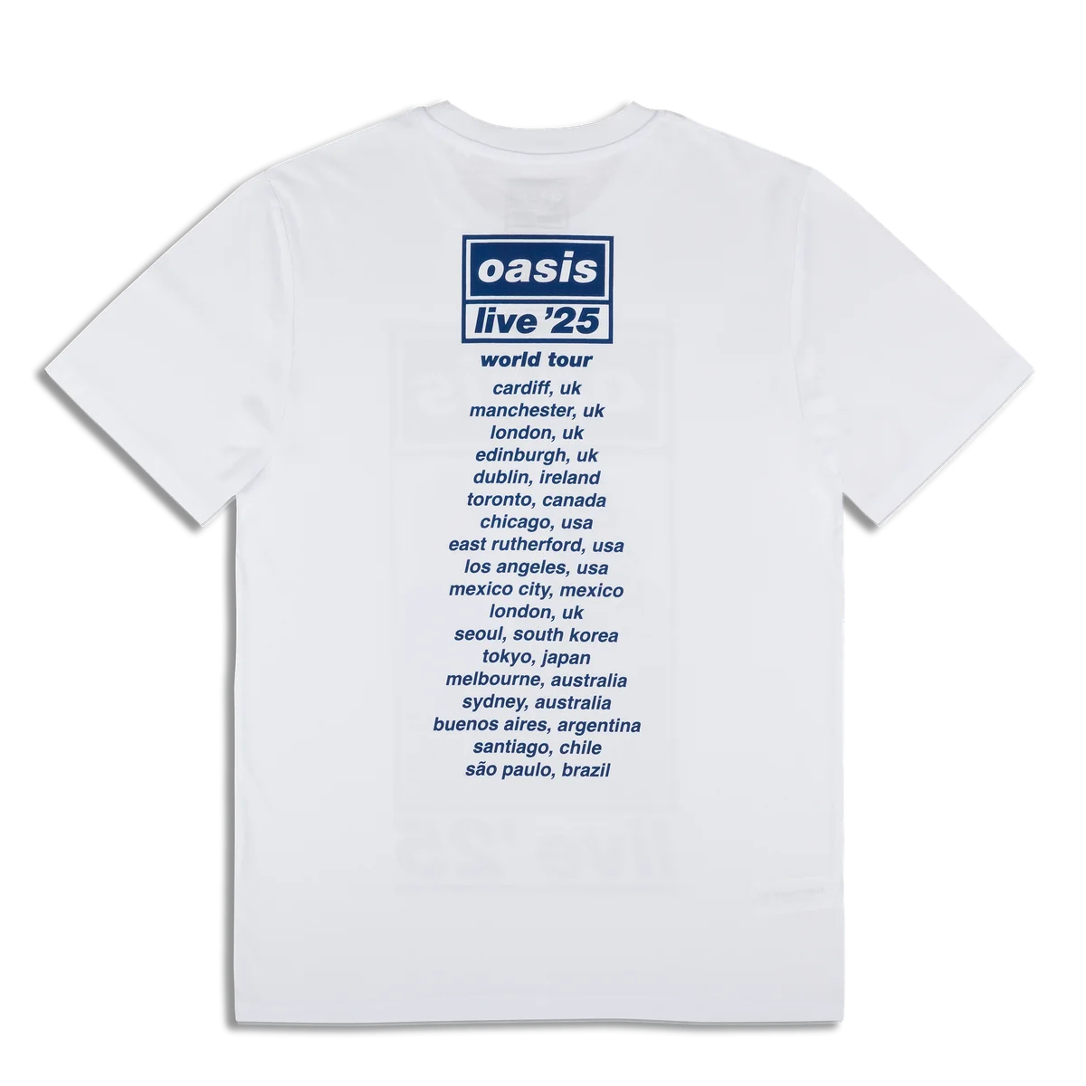 Live '25 World Tour T-Shirt White — visuel 2
