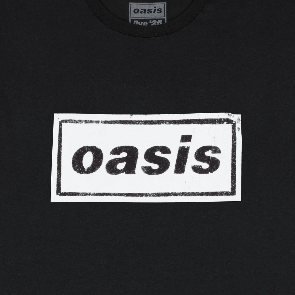 Live '25 Stencil Logo T-Shirt Black — visuel 3