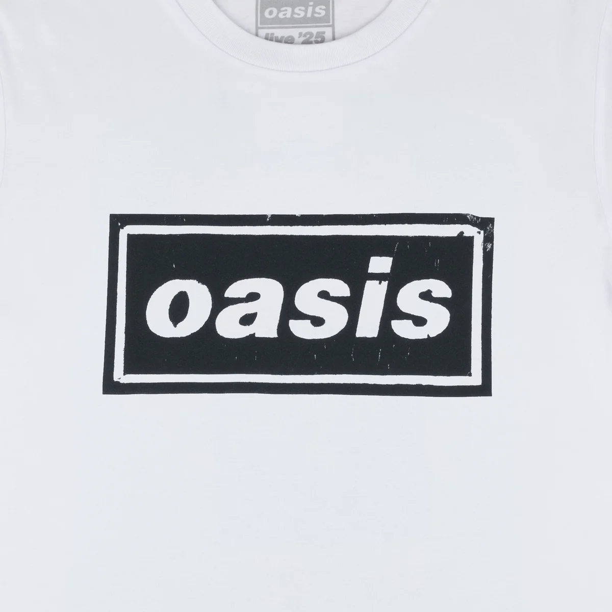 Live '25 Stencil Logo T-Shirt White — visuel 3
